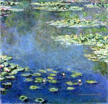 Nymphéas 2 Claude Monet Fleurs impressionnistes Peinture à l'huile
